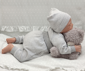 Одежда для новорожденных Lorita из 100% хлопка для новорожденного коллекция Слоник:комбинезон,полукомбинезон, кофточка, чепчик, рукавички