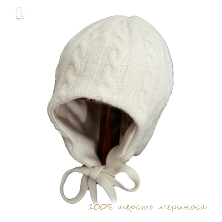 Осенне-зимняя шапочка merino
